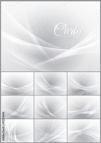 Curly abstract background