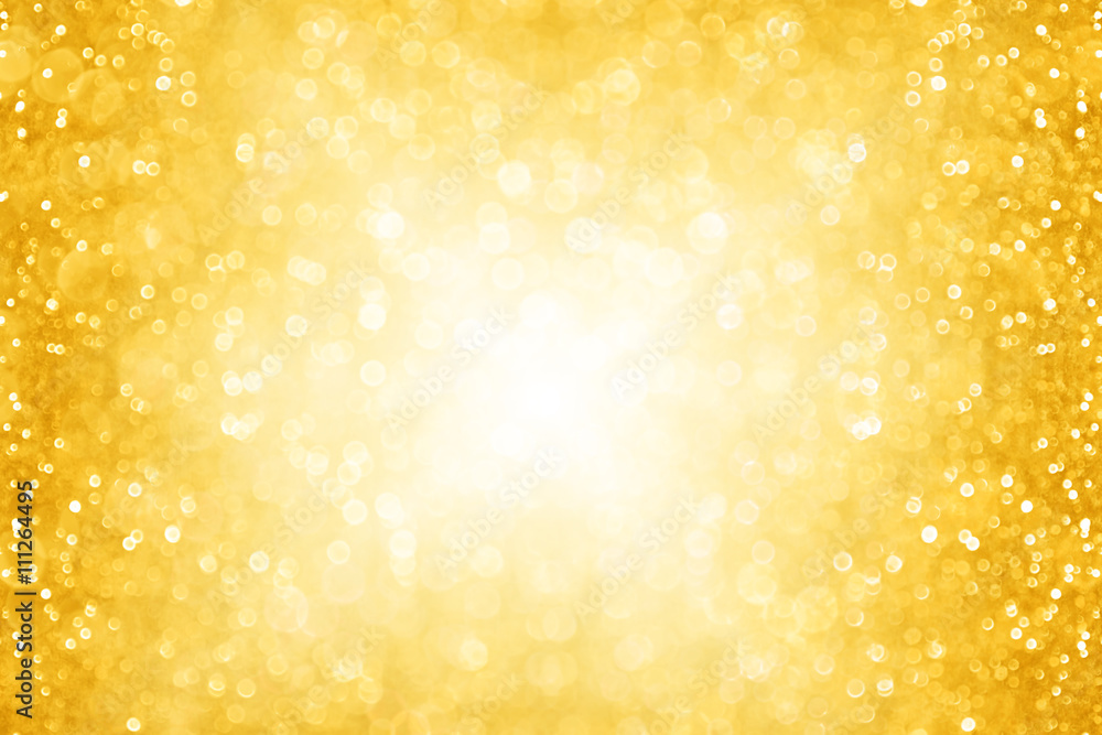 Abstract golden glam sparkly party background