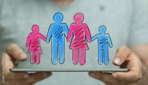family illustration