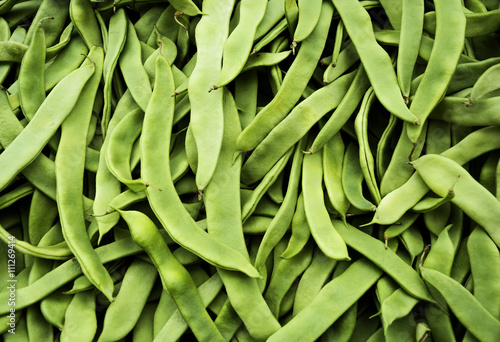 Green runner beans