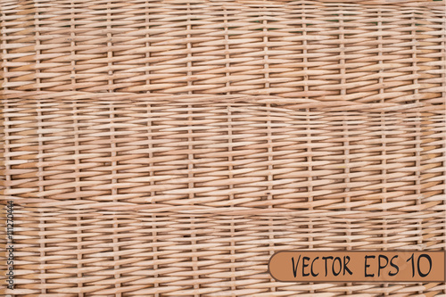  wicker real pattern. Vector illustration