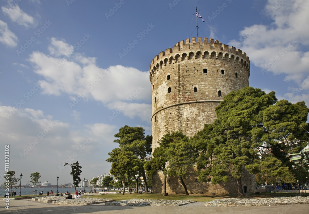 White Tower in Thessaloniki. Greece