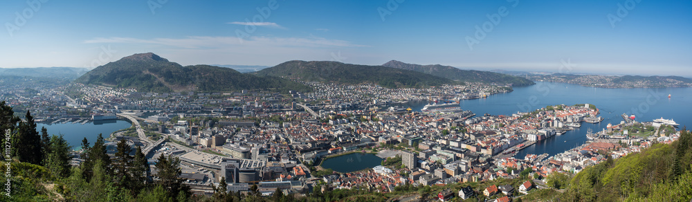 Bergen Panorama, Norway.