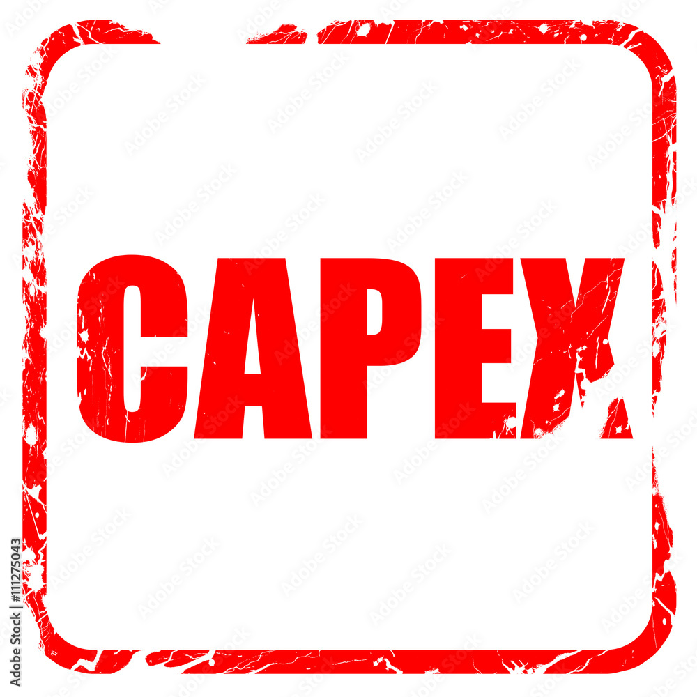 capex, red rubber stamp with grunge edges capex, red rubber stamp with grunge edges