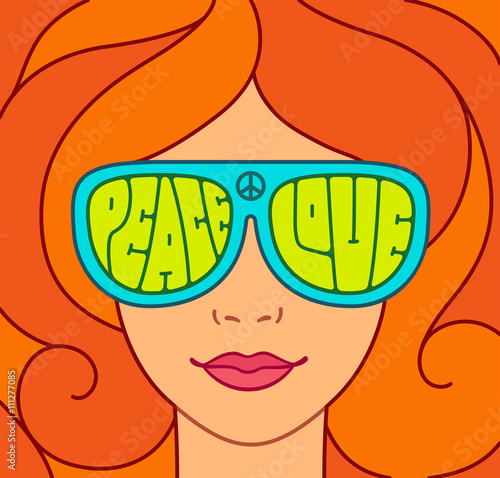  Beautiful hippie girl