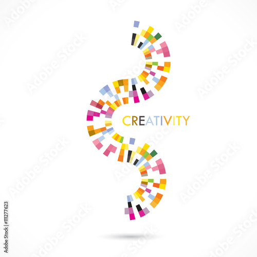 Creative abstract vector logo design template. 