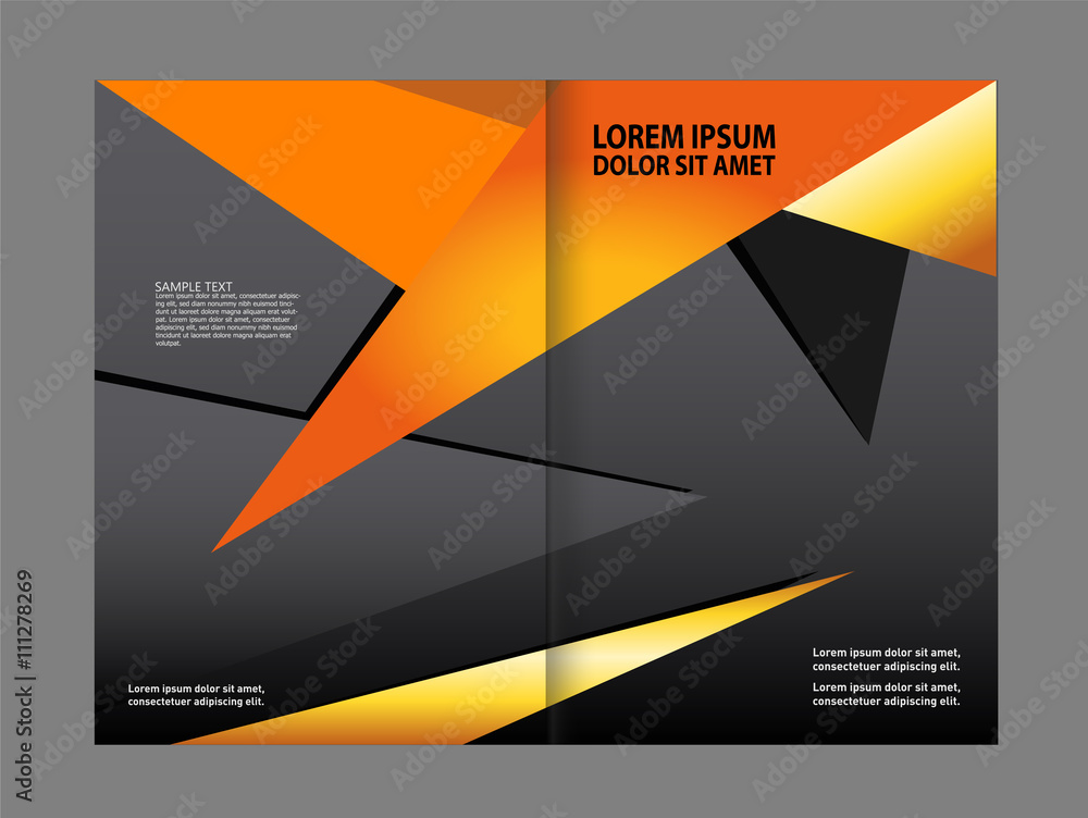 Template for advertising brochure
Template for advertising brochure