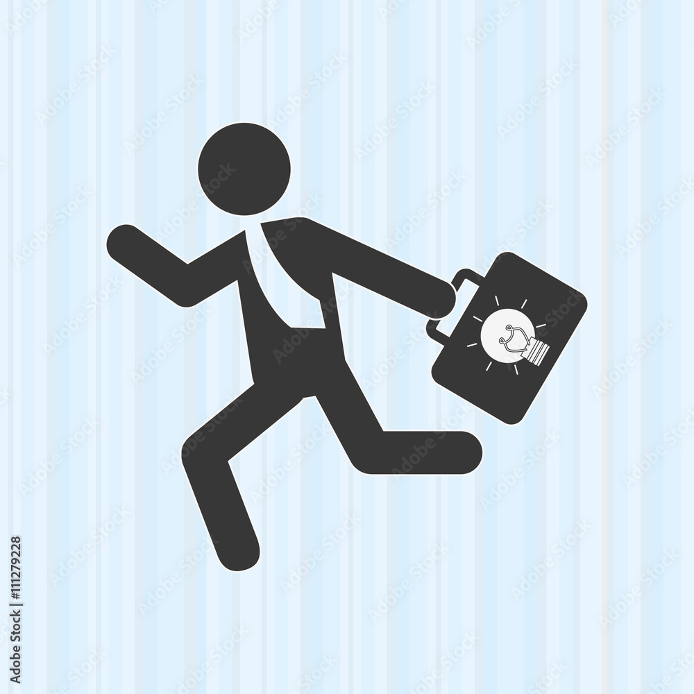 businessman running design businessman running design