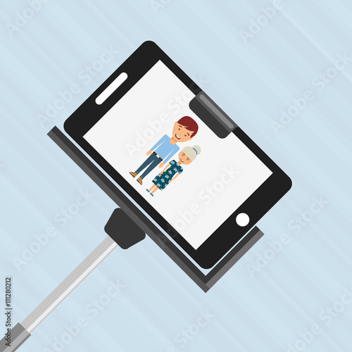 selfie with monopod design 