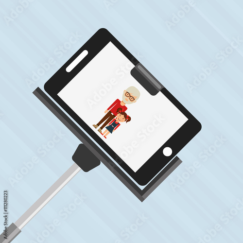 selfie with monopod design 