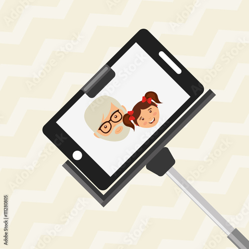 selfie with monopod design 