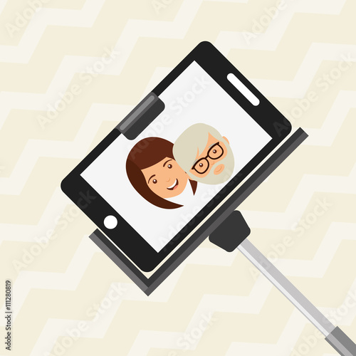 selfie with monopod design 