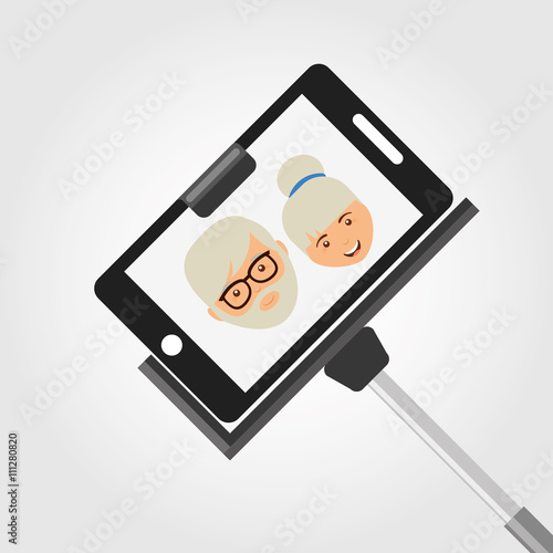selfie with monopod design 