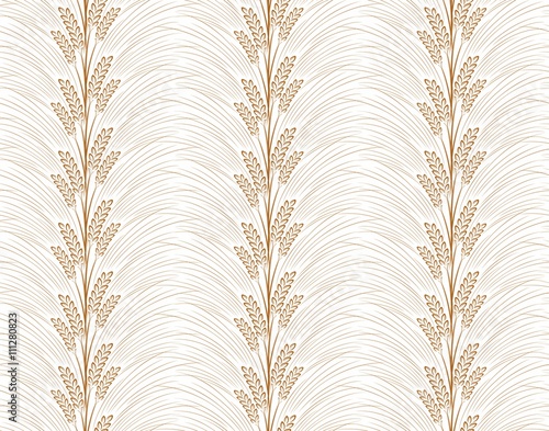 Seamless background with wheat.