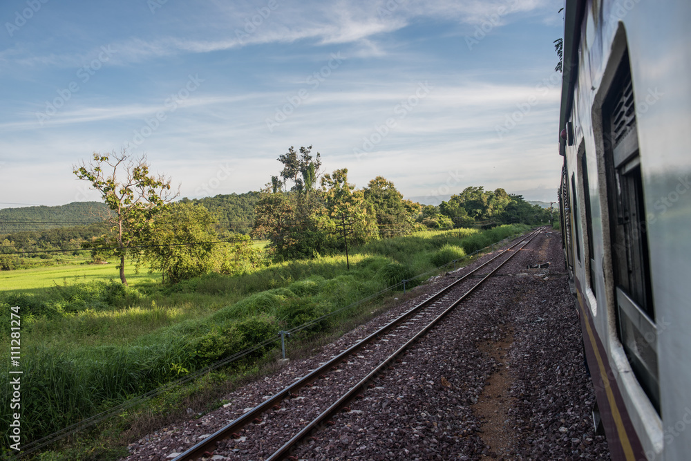 Fototapeta premium View From A Train