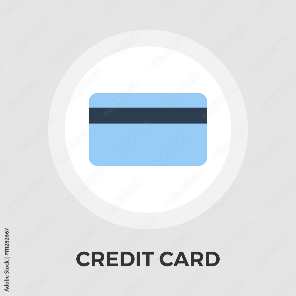 Credit Card Vector Flat Icon Credit Card Vector Flat Icon