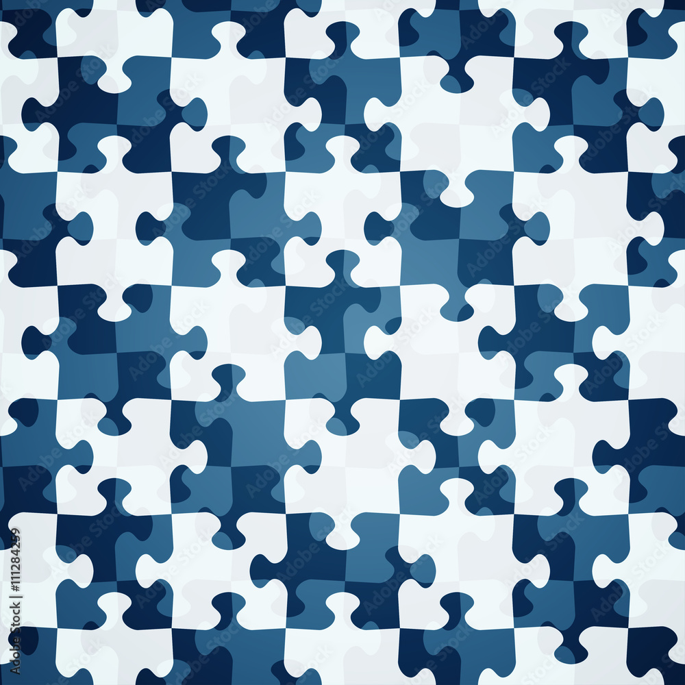 blue puzzle seamless pattern blue puzzle seamless pattern