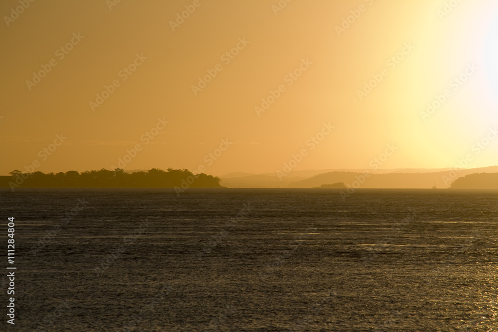 Sonnenuntergang an der australischen Ostküste