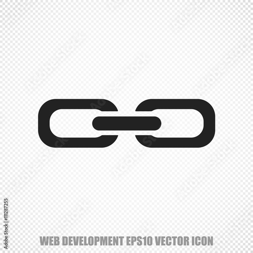 Web development vector Link icon. Modern flat design.