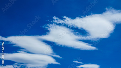 Clounds shapes with blue sky