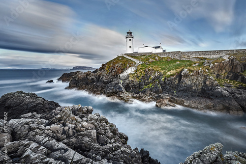 White Lighthouse, Fanad Head, County Donegal, North Ireland photo