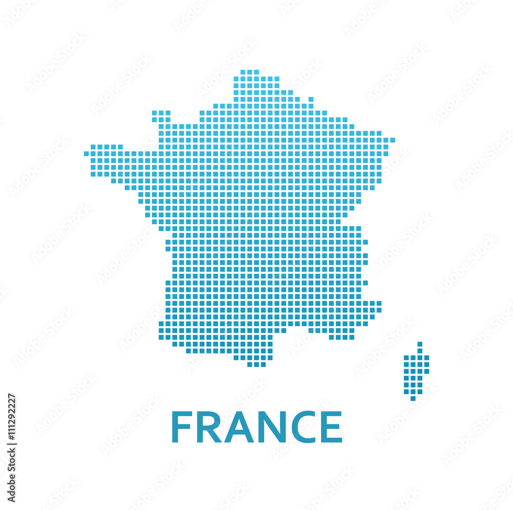 Pixel Map of France