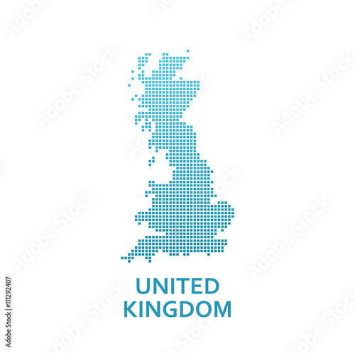 Pixel Map of United Kingdoms