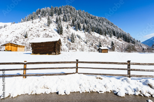 Wallpaper Mural View on abandoned old wooden house in countryside Torontodigital.ca