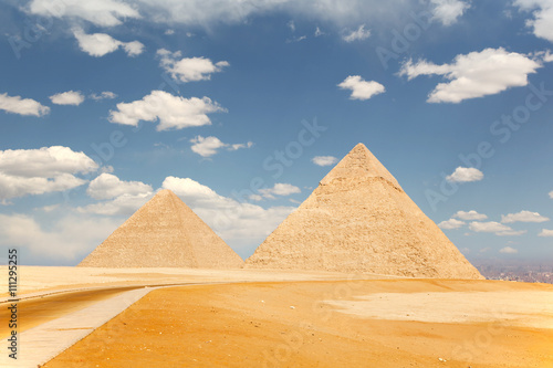 Two pyramids  Giza