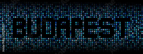 Photography Budapest text on hex code illustration