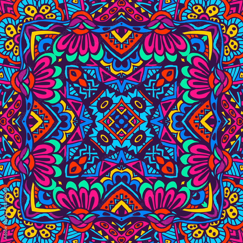 Abstract ethnic  seamless pattern ornamental 