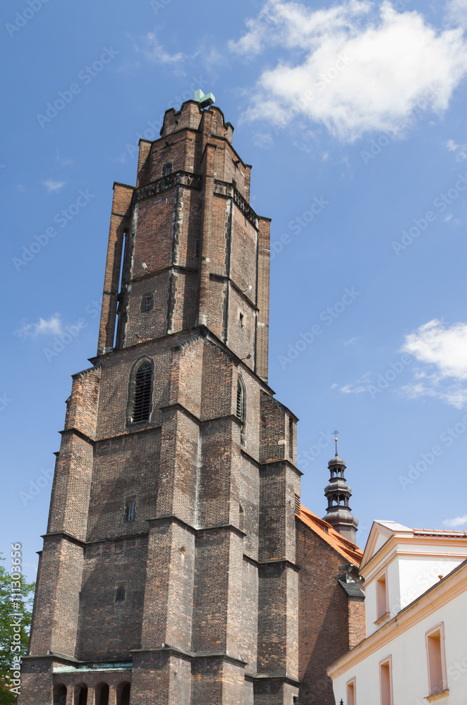 Poland, Silesia, Gliwice, All Saints Church Tower