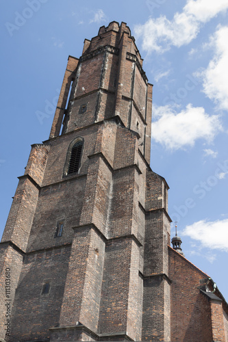 Poland, Silesia, Gliwice, All Saints Church Tower