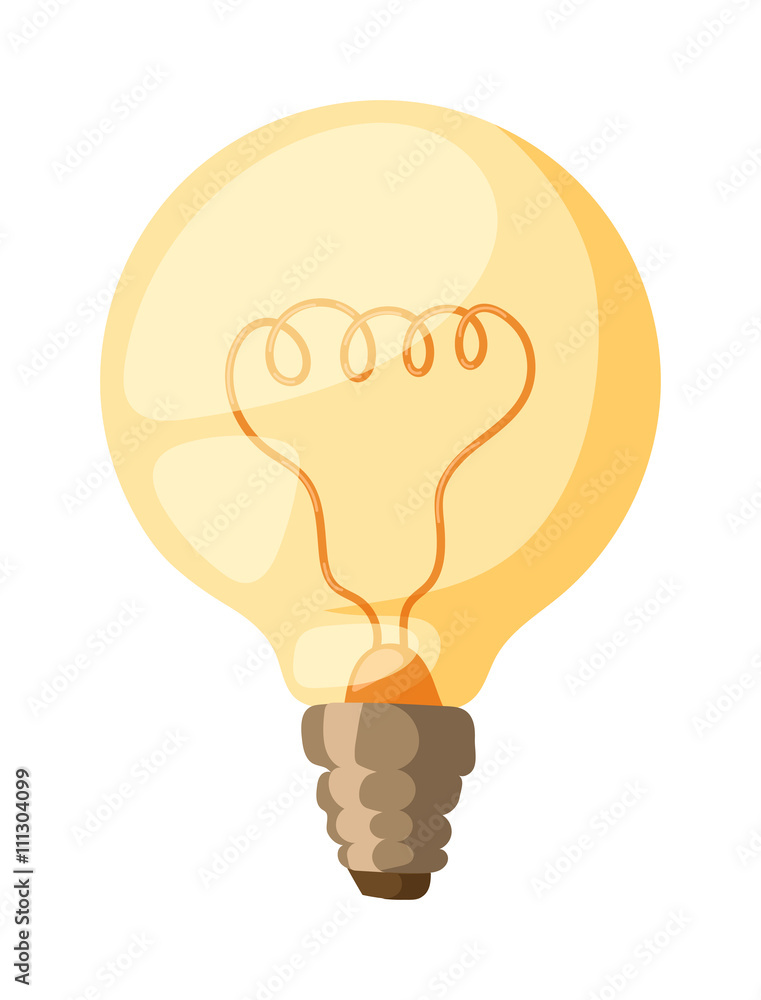 Light bulb vector illustration. Light bulb vector illustration.