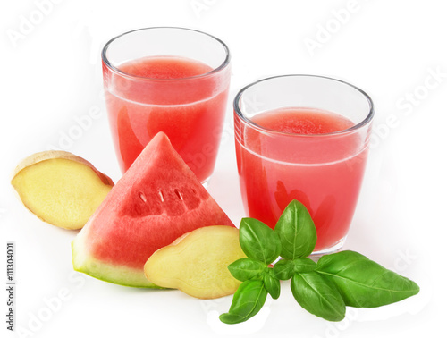 Smoothies - Wassermelone mit Ingwer und Basilikum