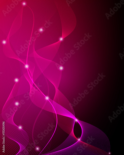 pink background with wavy lines