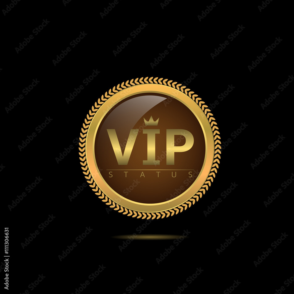 Fototapeta premium Vip status label