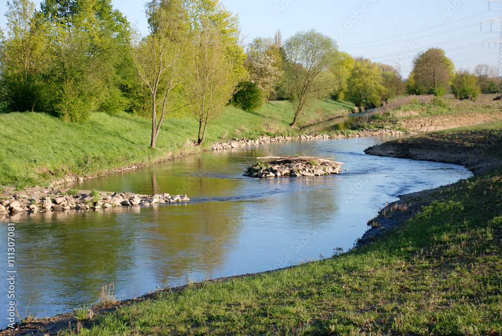 Renaturierte Nidda in Klein-Karben Renaturierte Nidda in Klein-Karben