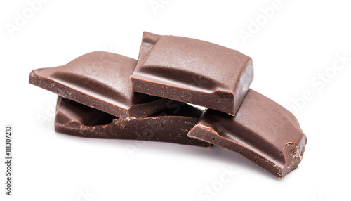 pieces of chocolate