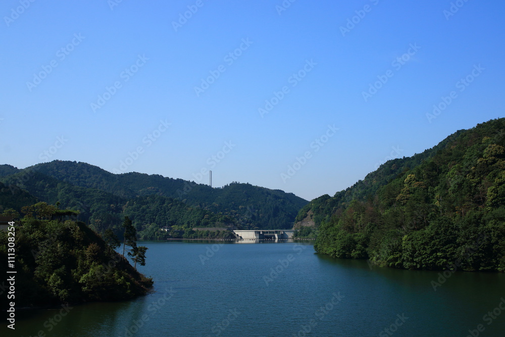 Obraz premium 滝畑ダム