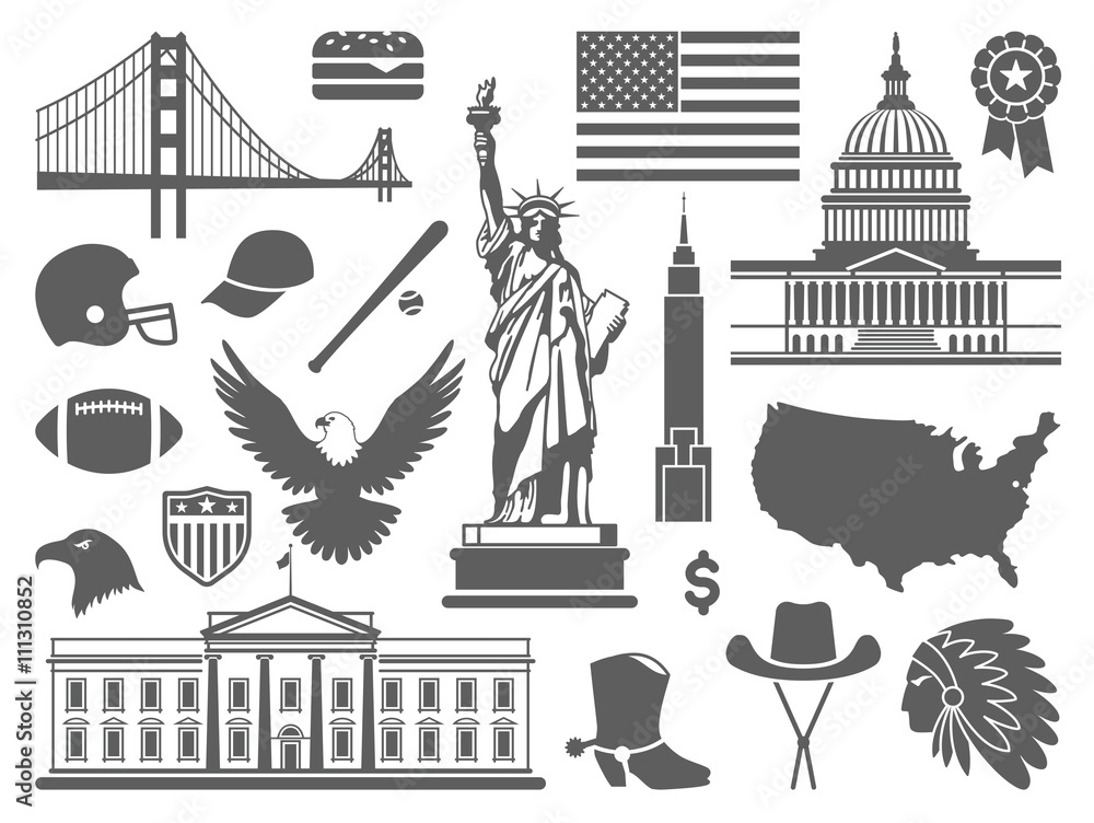 Traditional symbols of the USA
