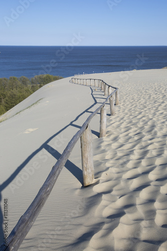 Nida, Klaipeda, Lithuania, dune, desert, sand, Kurshskaya photo