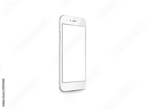 Phone Silver isolated on white background