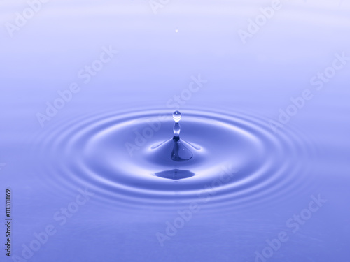 blue liquid splash
