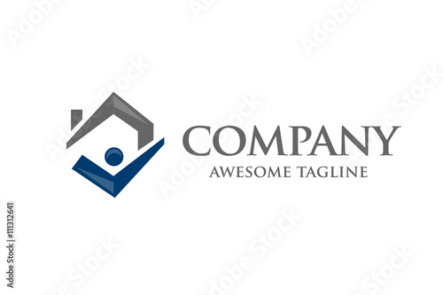 House Icon & Right Tick Symbol