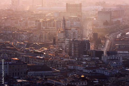 Naples panorama at sunrise