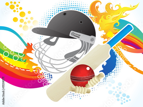 abstract artistic cricket background