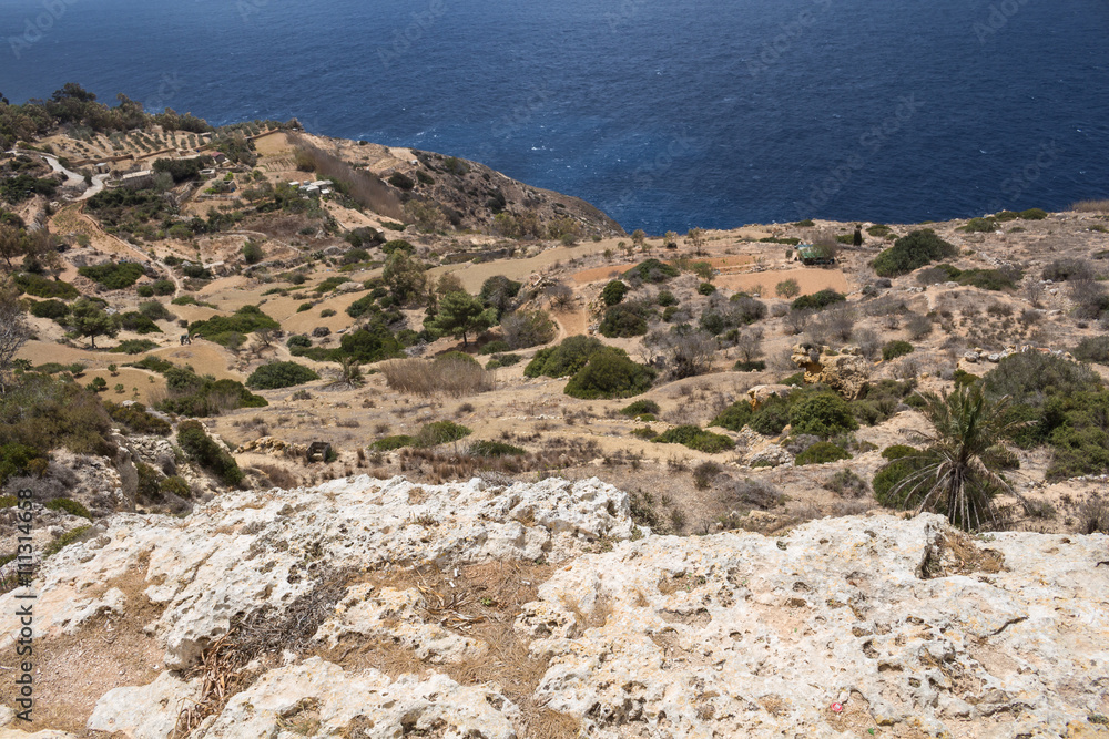 Dingli Cliffs, island Malta