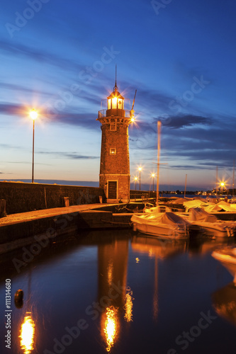 Lighthouse in Desenzano del Garda photo