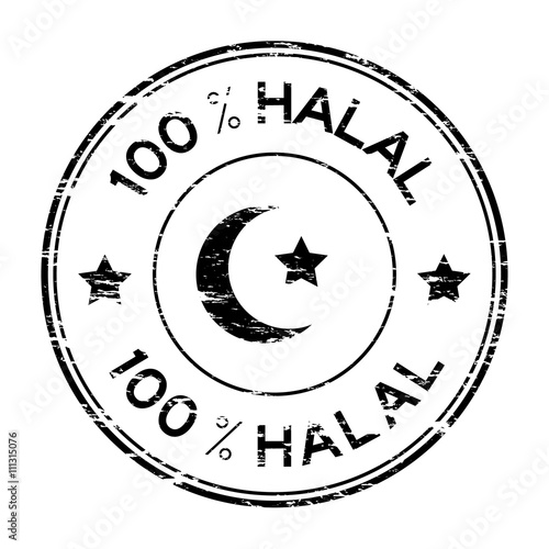 100 % HALAL stamp
